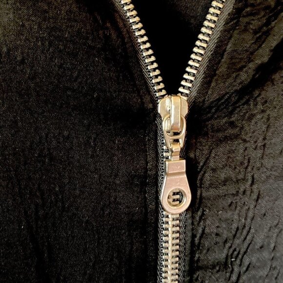 Y7 Studio Flowtorious B.I.G. Biggie-Yogi Black White Front Zip Bomber Jacket-M - Picture 6 of 13